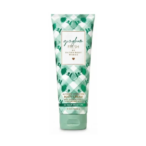 Gingham Fresh (verde) - Crema