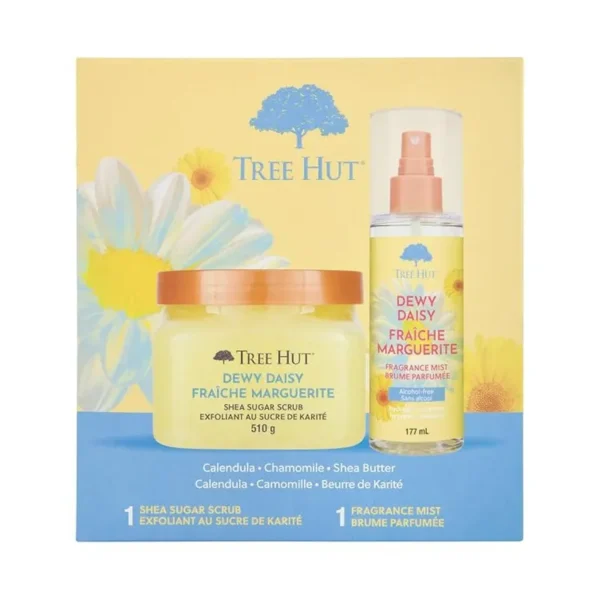Tree Hut Mothers Day Dewy Daisy Scrub + Mist 18Oz