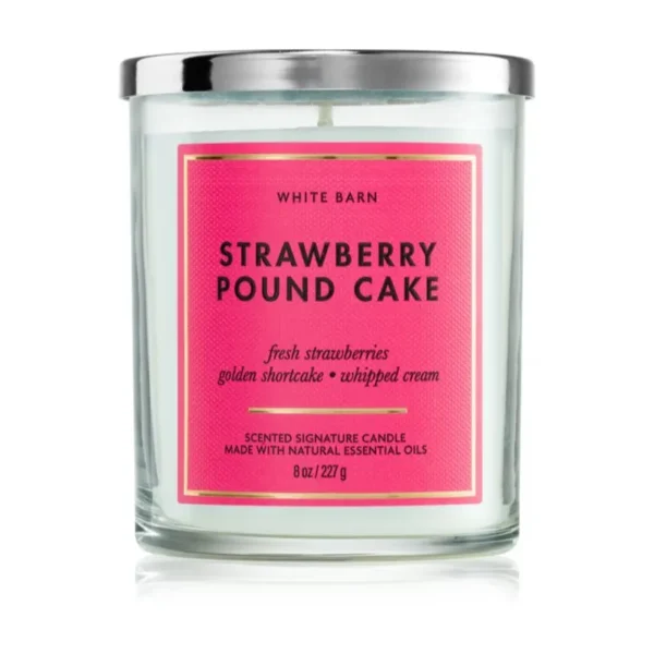 White Barn Strawberry Pound Cake